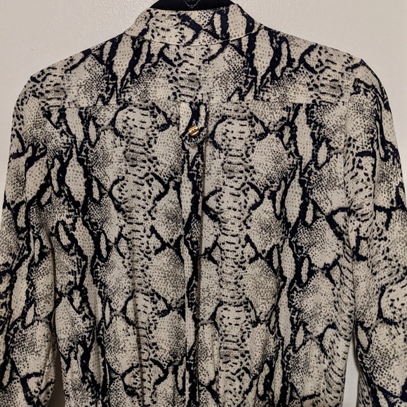 CALS Snakeskin Print Drawstring Dress - Picture 6 of 10